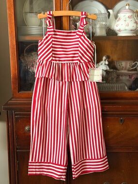 btween Red & White Striped Girls' Summer outfit size 3T NWT’s